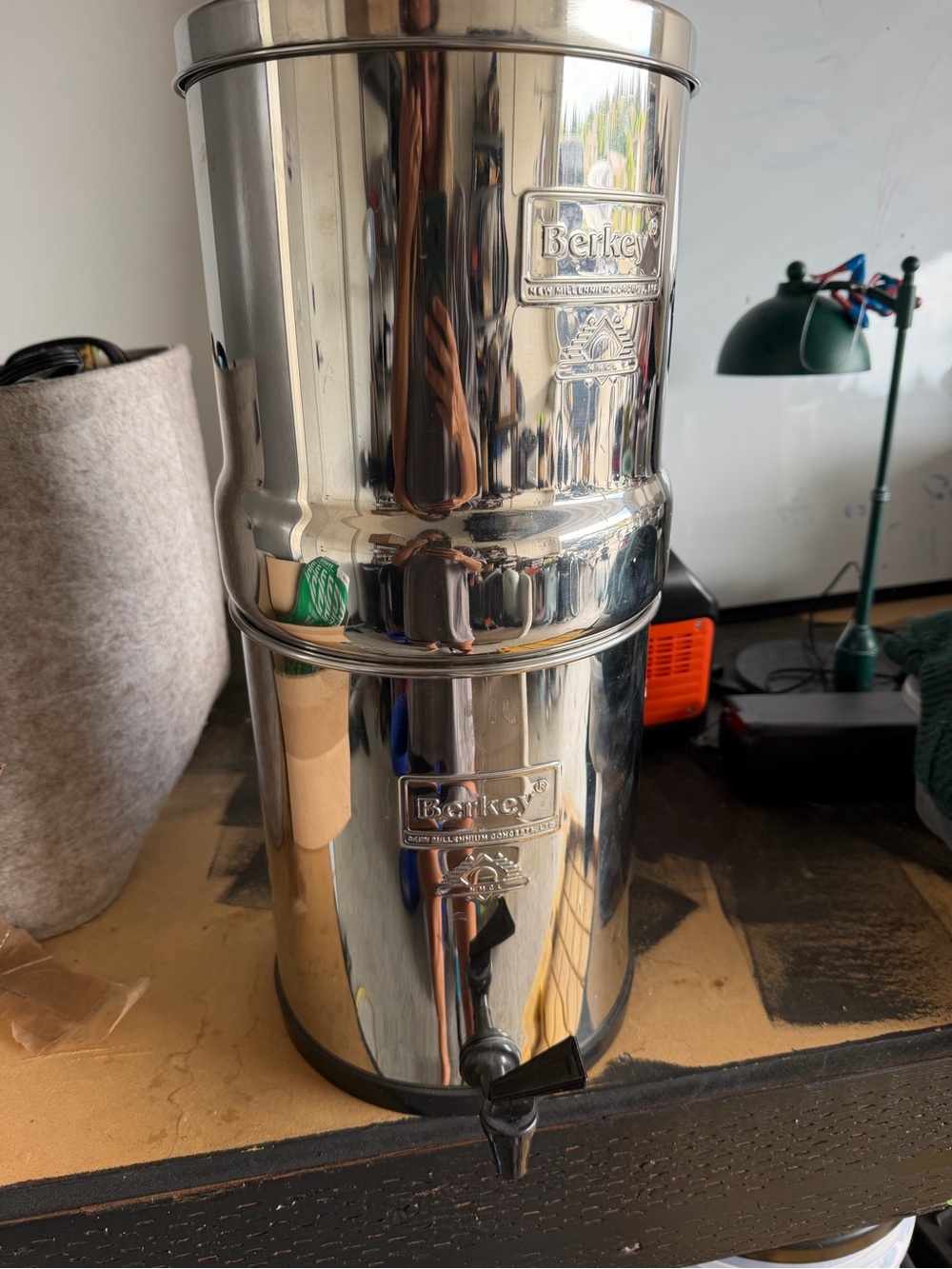 Stainless Steel Water Filter - Silver